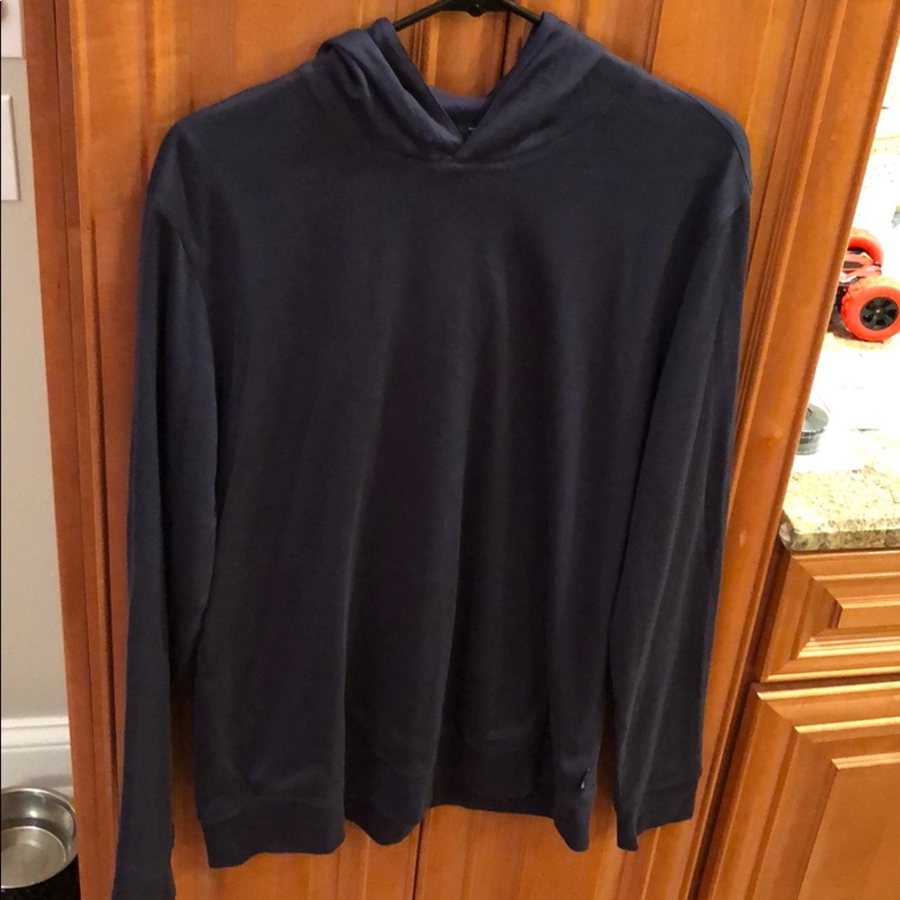 Hugo Boss slim fit, hooded long sleeve t-shirt